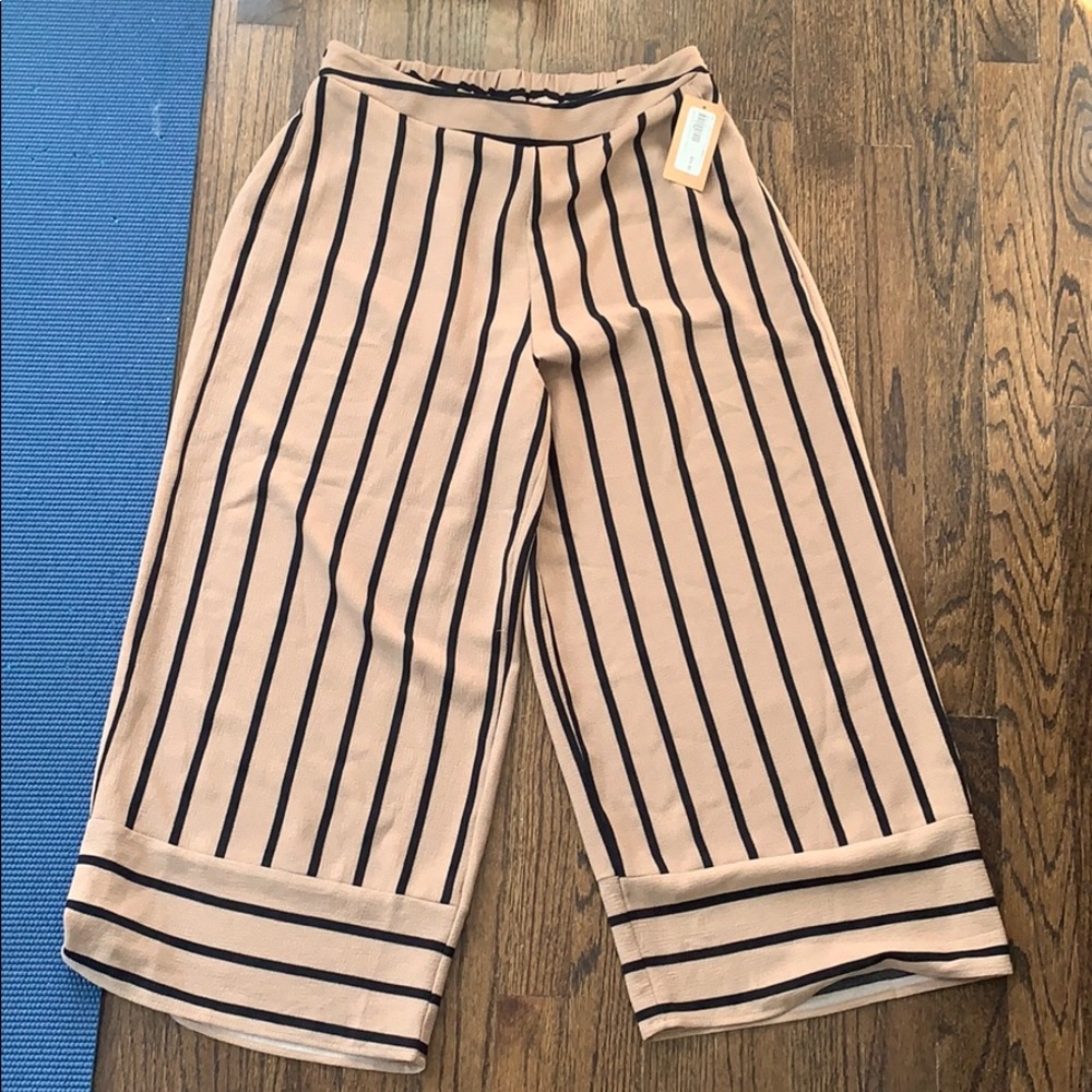 Day to day woven Stripe Pants